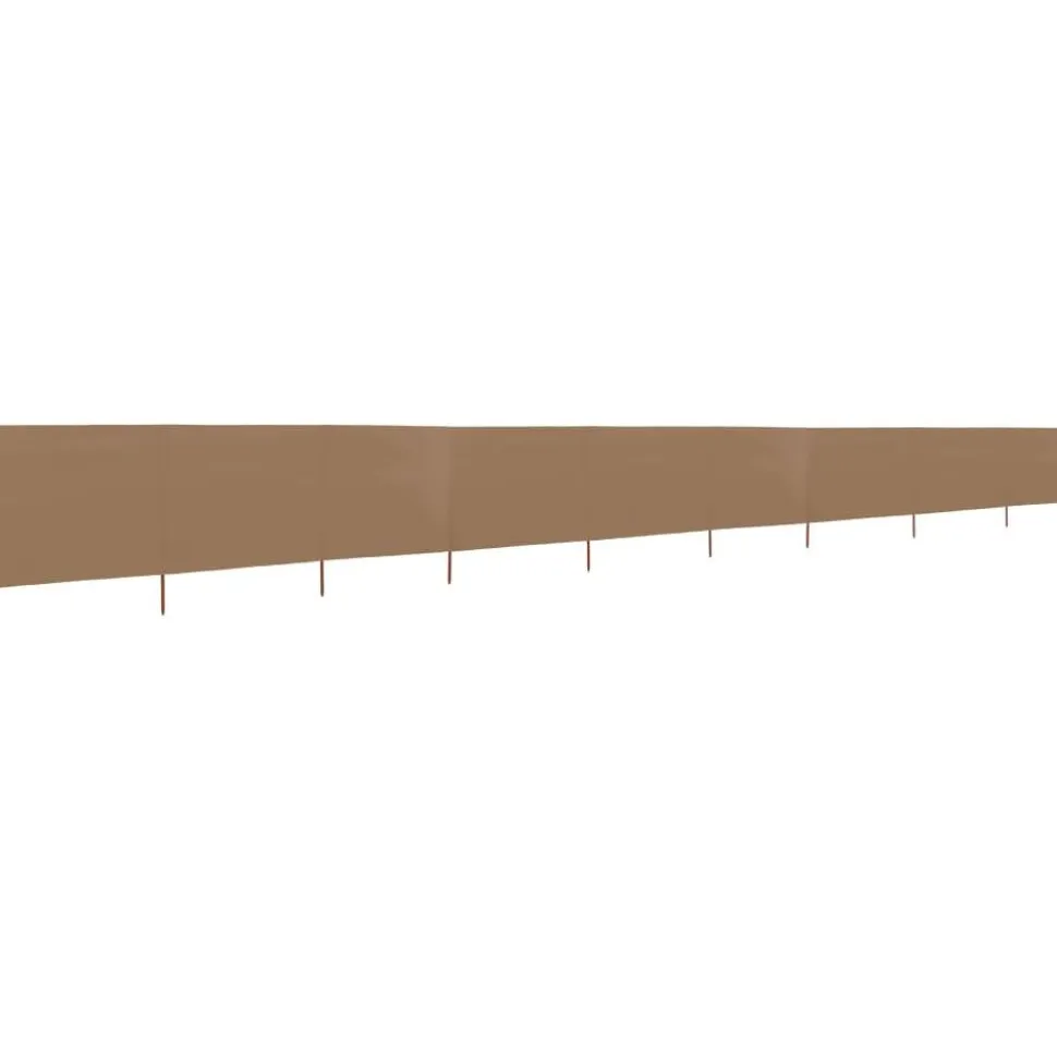 Tuulensuojakangas 9 paneelilla 1200x80 cm hiekan valkoinen