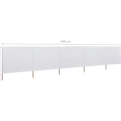 Tuulensuojakangas 5 paneelilla 600x80 cm taivaansininen