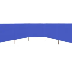 Tuulensuojakangas 5 paneelilla 600x80 cm taivaansininen