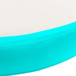 Täytettävä voimistelumatto pumpulla 100x100x20 cm PVC vihreä