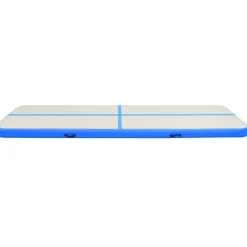 Täytettävä voimistelumatto pumpulla 800x100x20cm PVC sininen