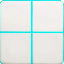 Täytettävä voimistelumatto pumpulla 200x200x10 cm PVC vihreä