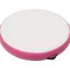 Täytettävä voimistelumatto pumpulla 100x100x15 cm PVC pinkki