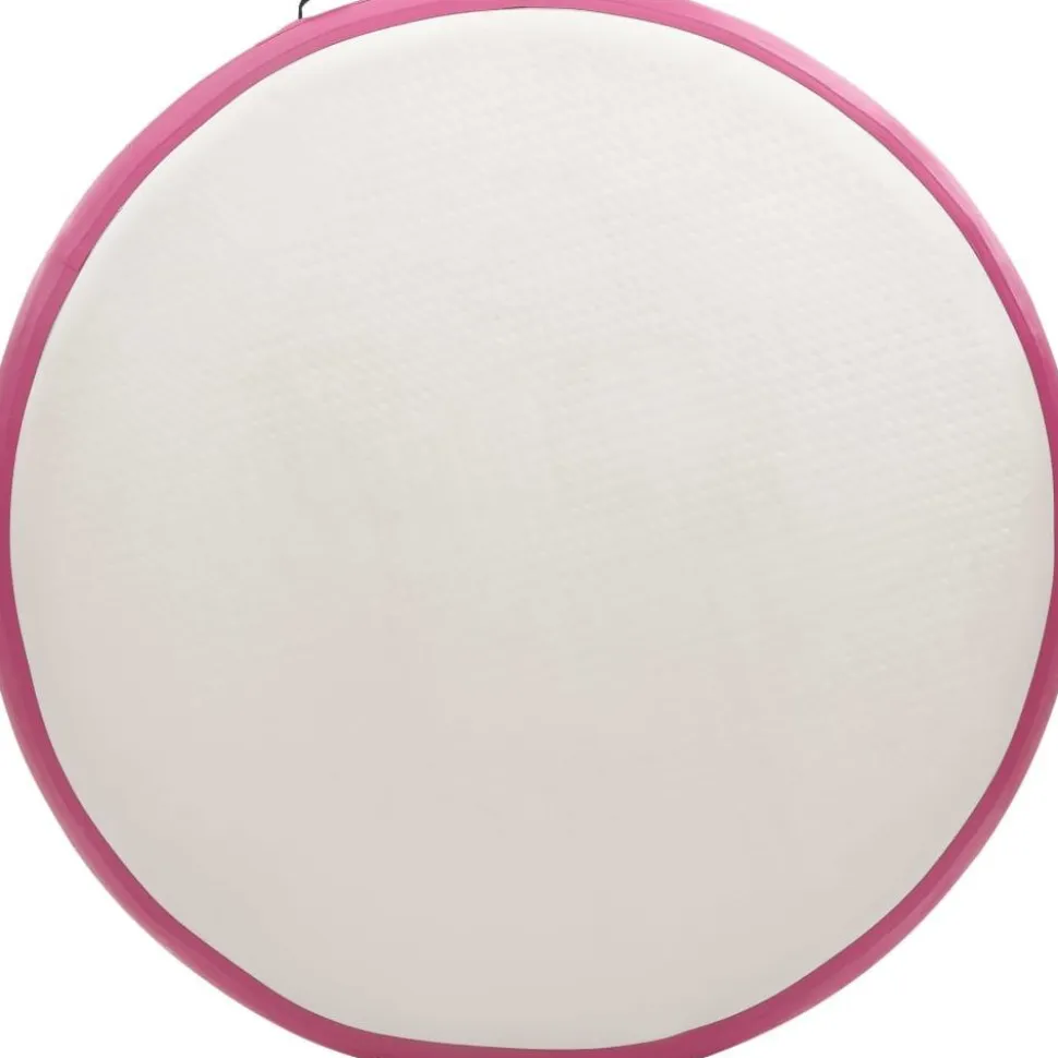 Täytettävä voimistelumatto pumpulla 100x100x15 cm PVC pinkki