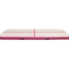 Täytettävä voimistelumatto pumpulla 300x100x20 cm PVC pinkki