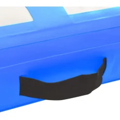 Täytettävä voimistelumatto pumpulla 300x100x20cm PVC sininen