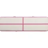 Täytettävä voimistelumatto pumpulla 700x100x15 cm PVC pinkki