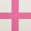 Täytettävä voimistelumatto pumpulla 200x200x15 cm PVC pinkki