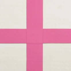 Täytettävä voimistelumatto pumpulla 500x100x20 cm PVC pinkki