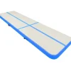 Täytettävä voimistelumatto pumpulla 600x100x20cm PVC sininen