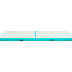 Täytettävä voimistelumatto pumpulla 600x100x20 cm PVC vihreä
