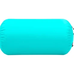 Täytettävä voimistelurulla pumpulla 120x90 cm PVC vihreä