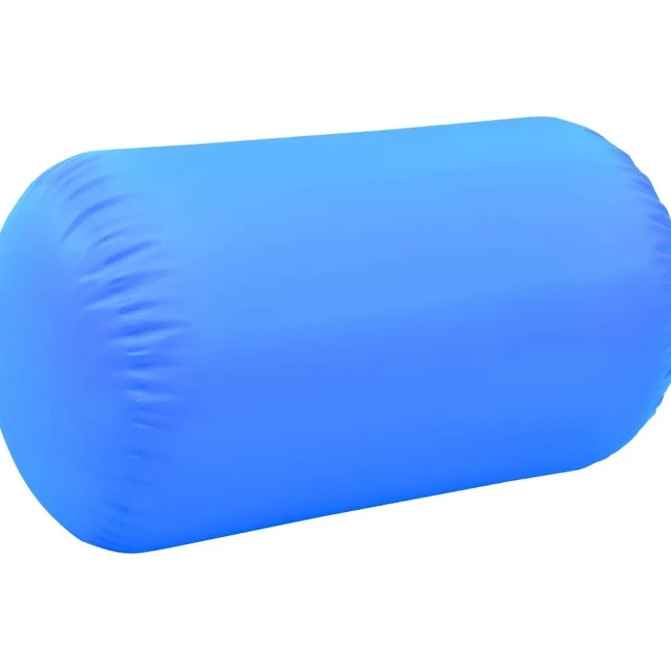 Täytettävä voimistelurulla pumpulla 100x60 cm PVC sininen
