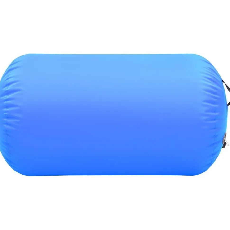 Täytettävä voimistelurulla pumpulla 100x60 cm PVC sininen