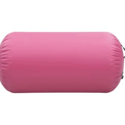 Täytettävä voimistelurulla pumpulla 120x75 cm PVC pinkki