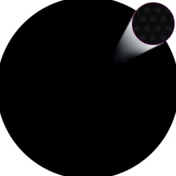 Uima-altaan suoja musta 300 cm pe