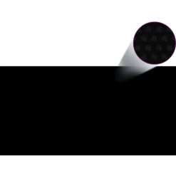 Uima-altaan suoja musta 450x220 cm pe
