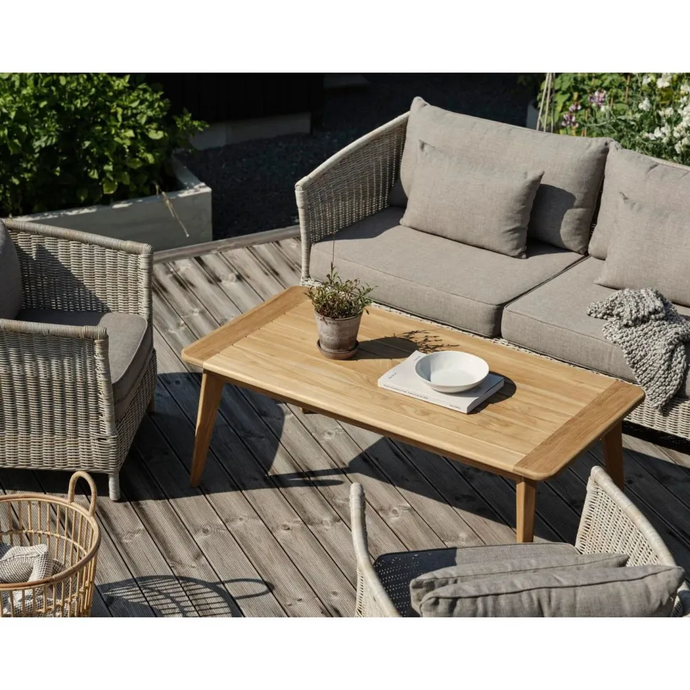 Ulkosohva Brafab Aster, 3-istuttava, beige