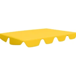 Vaihtokatos puutarhakeinuun keltainen 226x186 cm 270 g/m²