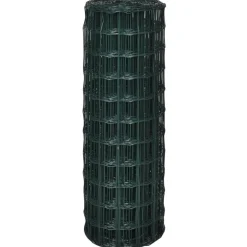 Verkkoaita teräs silmäkoko 76x63mm 10x1.5m vihreä