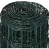 Verkkoaita teräs silmäkoko 76x63mm 25x1.0m vihreä