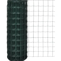 Verkkoaita teräs silmäkoko 76x63mm 10x1.2m vihreä