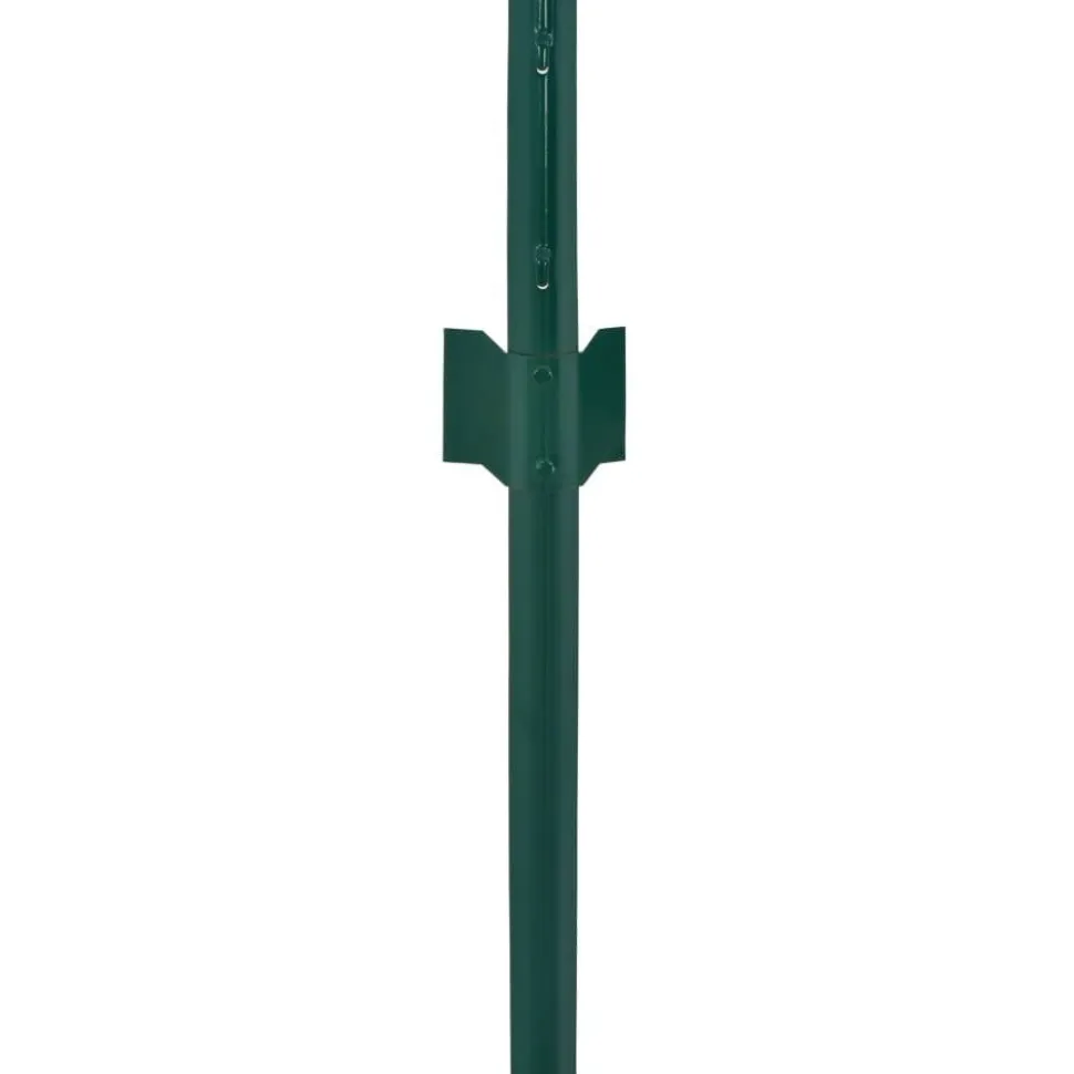 Verkkoaita tolpilla teräs 25x1m silmäkoko 50mm vihreä