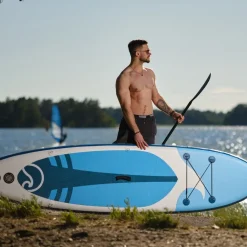 2x SUP-lautasetti Deep Sea Kayak Pro ilmatäytteinen 300 cm 15 PSI sininen